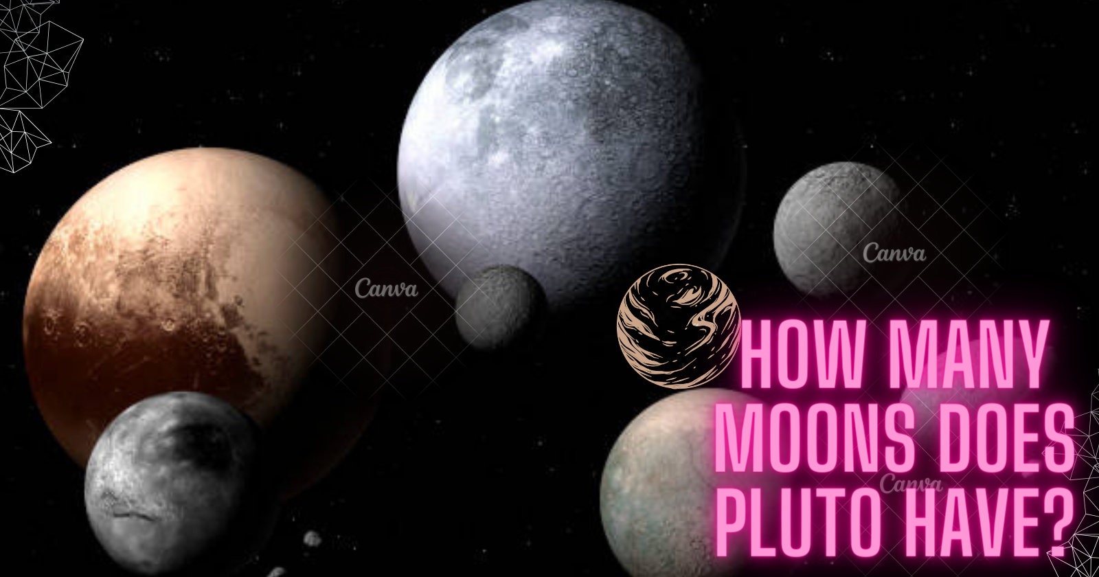 How many moons does Pluto have?