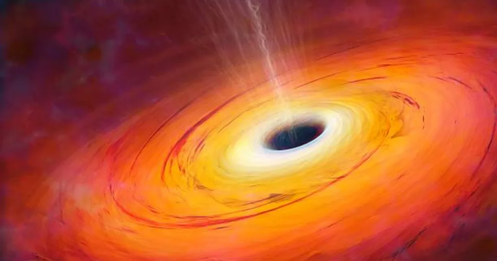 How big is a black hole compared to earth?