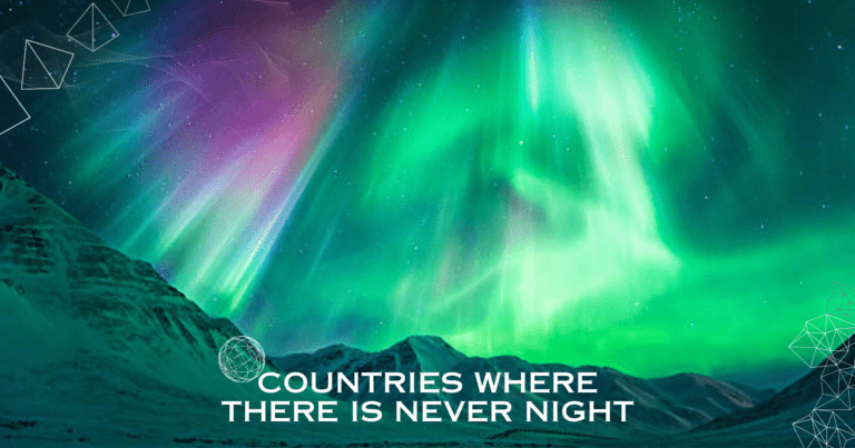 Countries where there is never night