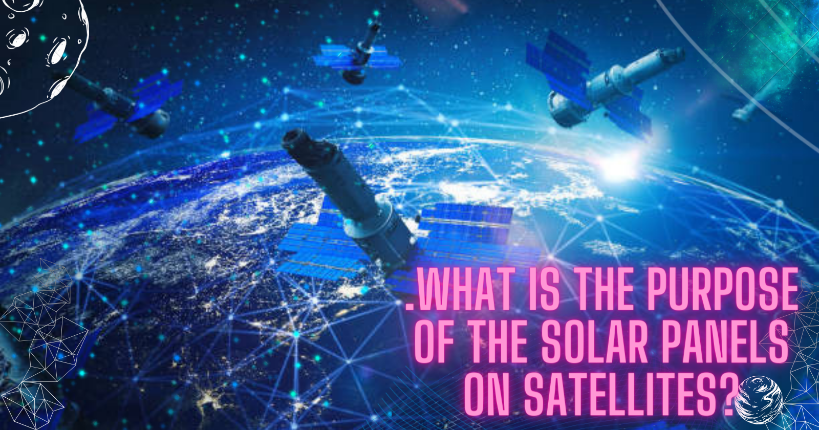 what is the purpose of the solar panels on satellites?